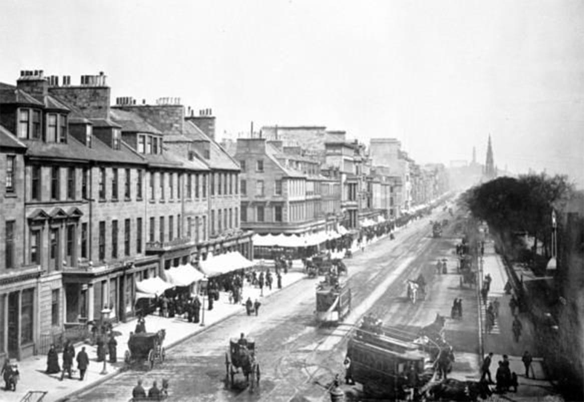 Princes Street, Edinburgh from the archives