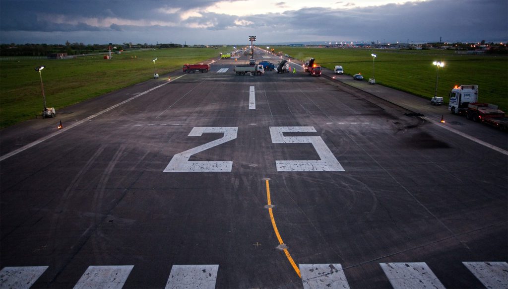 Airplane runway