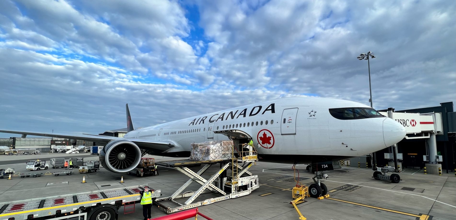 inside air canada bombardier